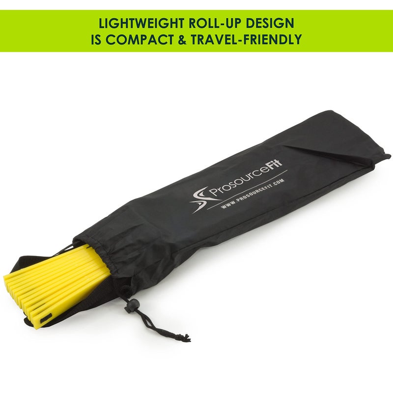 ProsourceFit Speed Agility Ladder 8, 12 and 20 Rung for Speed Training and Sports Agility Workouts with Free Carrying Bag - Image 3